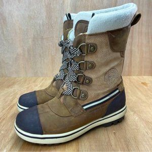Helly Hansen Womens Waterproof Leather Winter Boots Size 8W